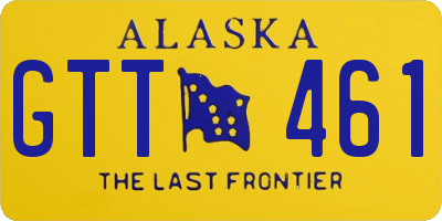 AK license plate GTT461