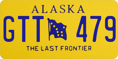 AK license plate GTT479
