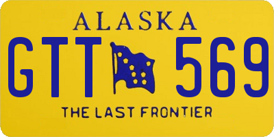 AK license plate GTT569