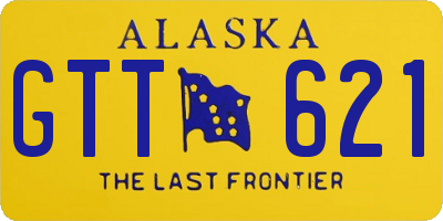 AK license plate GTT621