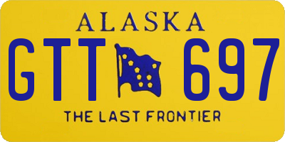 AK license plate GTT697