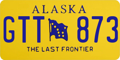 AK license plate GTT873