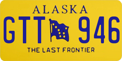 AK license plate GTT946