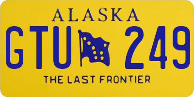AK license plate GTU249