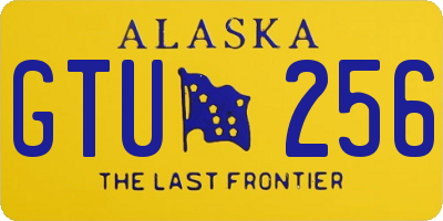 AK license plate GTU256