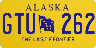 AK license plate GTU262