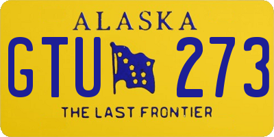 AK license plate GTU273