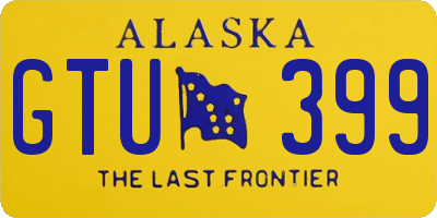 AK license plate GTU399