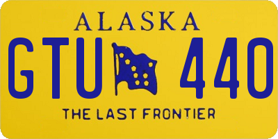 AK license plate GTU440