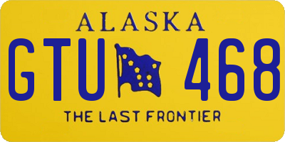 AK license plate GTU468