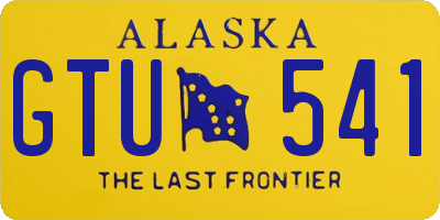 AK license plate GTU541