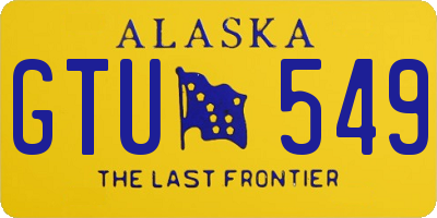 AK license plate GTU549