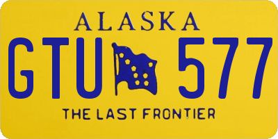 AK license plate GTU577