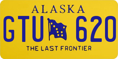 AK license plate GTU620