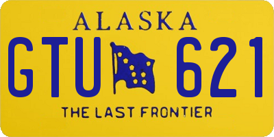 AK license plate GTU621