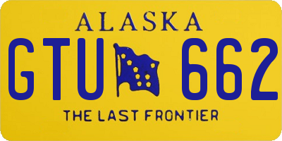 AK license plate GTU662