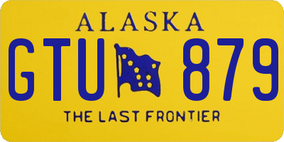 AK license plate GTU879