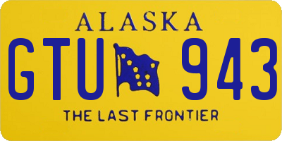 AK license plate GTU943