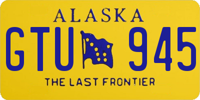 AK license plate GTU945