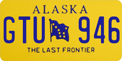 AK license plate GTU946