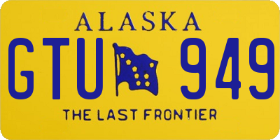 AK license plate GTU949