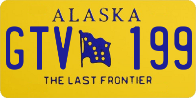 AK license plate GTV199