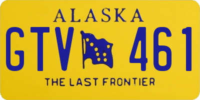 AK license plate GTV461