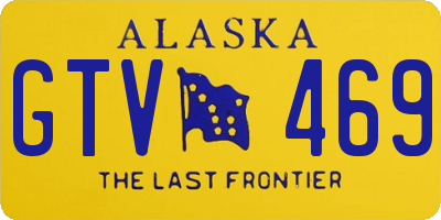 AK license plate GTV469