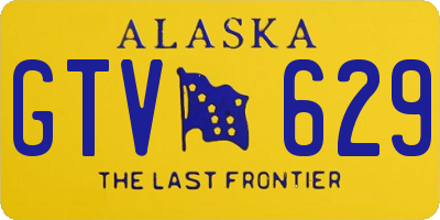 AK license plate GTV629