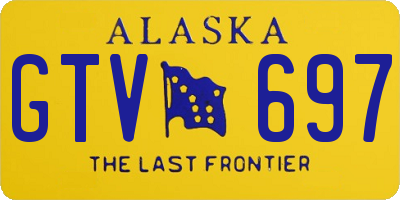 AK license plate GTV697