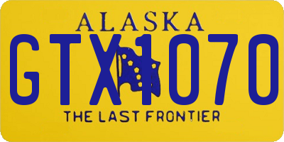 AK license plate GTX1070