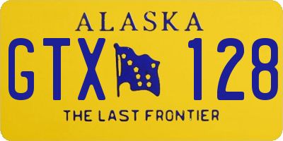 AK license plate GTX128