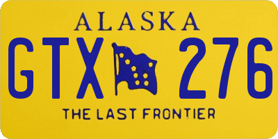 AK license plate GTX276