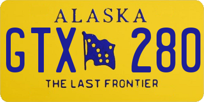AK license plate GTX280