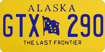 AK license plate GTX290