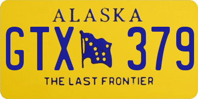 AK license plate GTX379