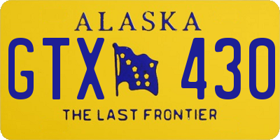 AK license plate GTX430