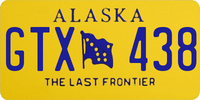 AK license plate GTX438