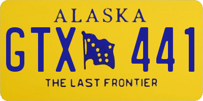 AK license plate GTX441