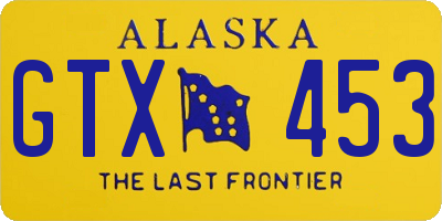 AK license plate GTX453