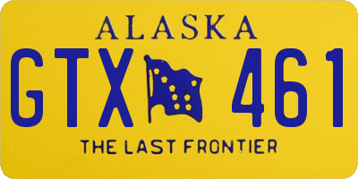 AK license plate GTX461