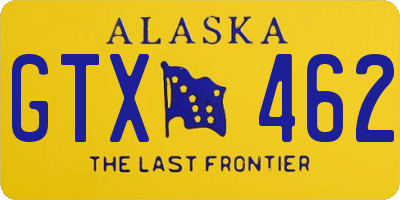 AK license plate GTX462