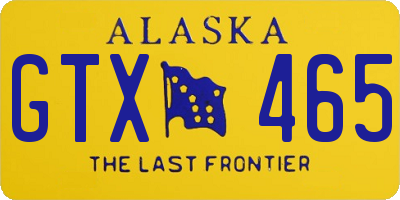 AK license plate GTX465