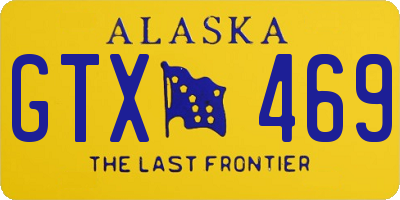 AK license plate GTX469