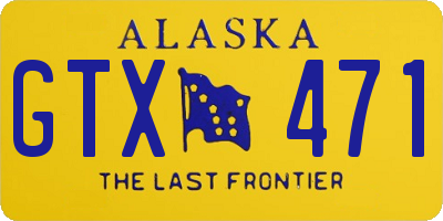 AK license plate GTX471