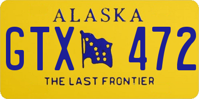 AK license plate GTX472