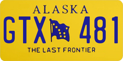 AK license plate GTX481