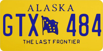 AK license plate GTX484