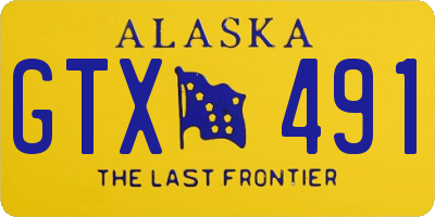 AK license plate GTX491