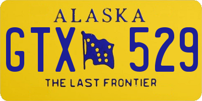 AK license plate GTX529